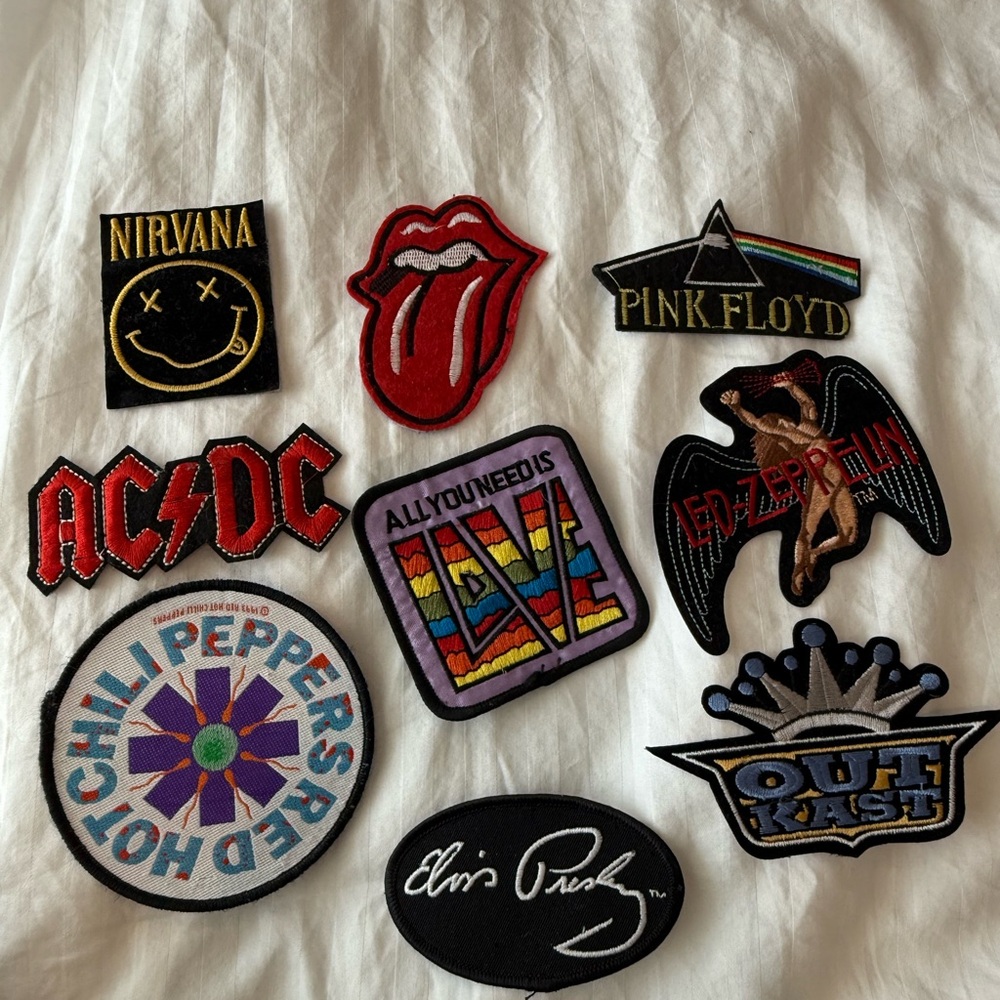 Vintage Band Patches <3